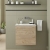 Signature Aalborg Wall Hung 2-Drawer Vanity Unit with Thin Edge Basin 610mm Wide 0TH - Oak | Thumbnail Image