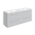Signature Aalborg Wall Hung 4-Drawer Vanity Unit with Thin Edge Basin 1210mm Wide 0TH - Grey Gloss | Thumbnail Image