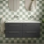 Signature Aalborg Wall Hung 4-Drawer Vanity Unit with Thin Edge Basin 1210mm Wide 0TH - Anthracite Gloss | Thumbnail Image
