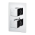 Signature Advance Thermostatic 1 Outlet Concealed Shower Valve Dual Handle - Chrome