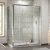 Pacific Double Sliding Shower Door (Rounded Handle) - 6mm Glass