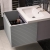 Signature Marshal Wall Hung 1-Drawer Vanity Unit with Basin 615mm Wide - Matt Mineral Grey