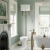 Signature Aphrodite Traditional High Level Toilet with Brushed Brass Fittings (inc Soft Close Seat) | Thumbnail Image