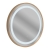 Signature Ava Round Front-Lit LED Bathroom Mirror with Demister Pad 600mm Diameter - Brushed Bronze | Thumbnail Image