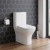 Signature Aztec Rimless Fully Back to Wall Close Coupled Toilet (inc Soft Close Seat) | Thumbnail Image