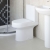 Signature Babylon Rimless Comfort Height Close Coupled Toilet with Push Button Cistern - Soft Close Seat