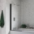 Signature Single Straight Square Bath Screen 1500mm H x 800mm W - 6mm Glass | Thumbnail Image