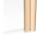 Signature Brushed Brass Profile Single Straight Square Bath Screen 1500mm H x 800mm W - 6mm Glass