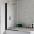 Signature Single Square Hinged Bath Screen 1400mm High x 800mm Wide | Thumbnail Image