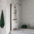 Signature Single Straight Square Bath Screen 1500mm H x 800mm W - 6mm Glass | Thumbnail Image