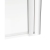 Signature Single Square Hinged Bath Screen 1500mm High x 800mm Wide - 6mm Glass