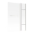 Signature Two Folding Bath Screen With Rail 1500mm High x 1000mm Wide - 6mm Glass