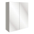Signature Bergen 2-Door Mirrored Bathroom Cabinet 600mm Wide - Pearl Grey Gloss