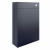 Signature Bergen Slim Back to Wall WC Toilet Unit 600mm Wide - Matt Indigo Blue