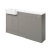 Signature Bergen LH 3-Door Combination Unit with Basin 1542mm Wide - Pearl Grey Gloss | Thumbnail Image
