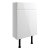 Signature Bergen Floor Standing 2-Door Slim Vanity Unit 500mm Wide - White Gloss