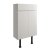 Signature Bergen Floor Standing 2-Door Slim Vanity Unit 500mm Wide - Pearl Grey Gloss