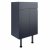Signature Bergen Floor Standing 2-Door Vanity Unit 500mm Wide - Matt Indigo Blue