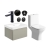 Signature Celeste Bathroom Suite with Wall Hung Vanity Unit 600mm Wide - Matt Latte/Black | Thumbnail Image