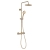 Signature Thermostatic Cool-Touch Bar Mixer Shower with Shower Kit + Fixed Head - Brushed Brass | Thumbnail Image