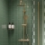 Signature Thermostatic Cool-Touch Bar Mixer Shower with Shower Kit + Fixed Head - Brushed Brass | Thumbnail Image