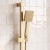 Signature Square Dual Concealed Mixer Shower with Shower Kit + Fixed Head - Brushed Brass | Thumbnail Image