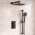 Signature Square Dual Concealed Mixer Shower with Shower Kit + Fixed Head - Matt Black | Thumbnail Image