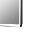 Signature Daisy Front-Lit LED Bathroom Mirror with Demister Pad 800mm H x 600mm W - Matt Black | Thumbnail Image