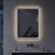 Signature Daisy Front-Lit LED Bathroom Mirror with Demister Pad 800mm H x 600mm W - Matt Black | Thumbnail Image