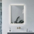 Signature Daisy Front-Lit LED Bathroom Mirror with Demister Pad 800mm H x 600mm W - Brushed Brass | Thumbnail Image