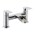 Signature Deluge Bath Filler Tap Pillar Mounted - Chrome