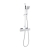 Signature Energy Cool-Touch Thermostatic Bar Mixer Shower with Adjustable Shower Riser Kit - Chrome
