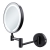 Signature Evelyn Round LED Cosmetic Bathroom Mirror - Black
