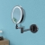Signature Evelyn Round LED Cosmetic Bathroom Mirror - Black | Thumbnail Image