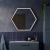 Signature Fabio Hexagonal LED Bathroom Mirror with Demister Pad 693mm H x 785mm W | Thumbnail Image