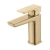 Signature Glide Mono Basin Mixer Tap Single Handle with Waste - Brushed Brass