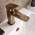 Signature Glide Brushed Bronze Mono Basin Mixer Tap (inc Waste) | Thumbnail Image