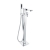 Signature Glide Freestanding Bath Shower Mixer Tap with Shower Kit - Chrome
