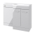Signature Gothenburg RH Combination Unit with Polymarble Basin 1100mm Wide - Grey Gloss