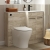 Signature Gothenburg RH Combination Unit with Polymarble Basin 1100mm Wide - Oak | Thumbnail Image