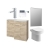 Signature Gothenburg Bathroom Suite with RH Combination Unit 1000mm Wide - Oak | Thumbnail Image