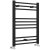 Signature Paragon Straight Heated Towel Rail 800mm H x 600mm W - Matt Black | Thumbnail Image