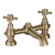 Signature Greenwich Bath Filler Tap Pillar Mounted - Brushed Brass