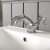 Signature Greenwich Basin Mixer Tap Dual Handle with Click Clack Waste - Chrome | Thumbnail Image