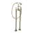 Signature Greenwich Freestanding Bath Shower Mixer Tap with Shower Kit - Brushed Brass