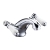 Signature Hampstead Basin Mixer Tap Dual Handle with Waste - Chrome