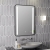 Signature Harper Front-Lit LED Bathroom Mirror with Demister Pad 700mm H x 500mm W - Black | Thumbnail Image