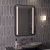 Signature Harper Front-Lit LED Bathroom Mirror with Demister Pad 700mm H x 500mm W - Black | Thumbnail Image