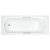 Signature Hestia Rectangular Single Ended Bath with Grip 1700mm x 700mm - 2 Tap Hole