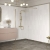Signature Icon Brushed Brass 1950mm High Wet Room Glass Shower Screen